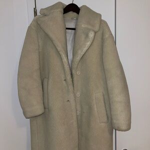 & Other Stories Beige Teddy Jacket
